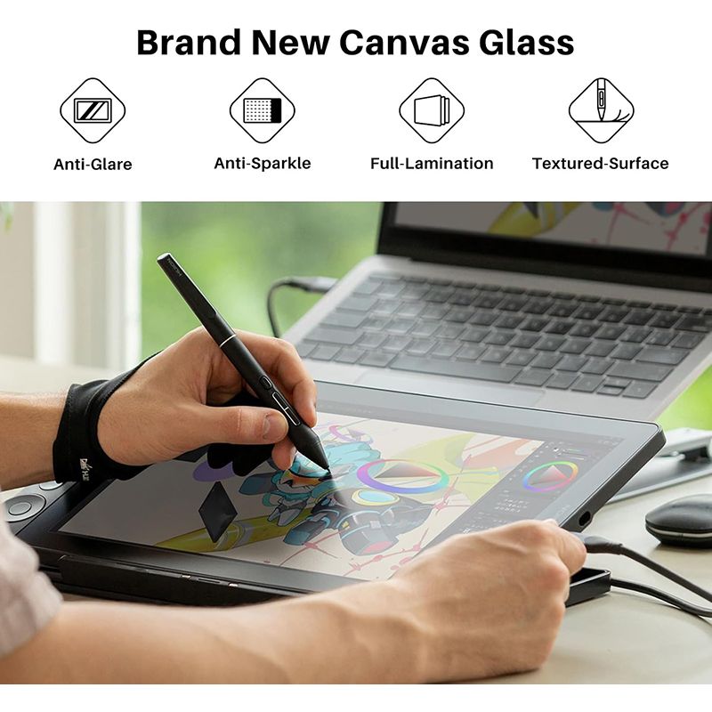 Графічний монітор Huion Kamvas 13 Gen 3 + рукавичка (GS1333)