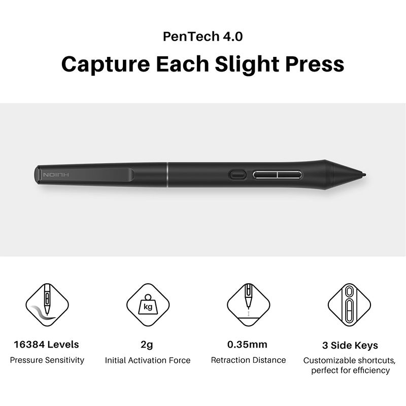 Графічний монітор Huion Kamvas 13 Gen 3 + рукавичка (GS1333)