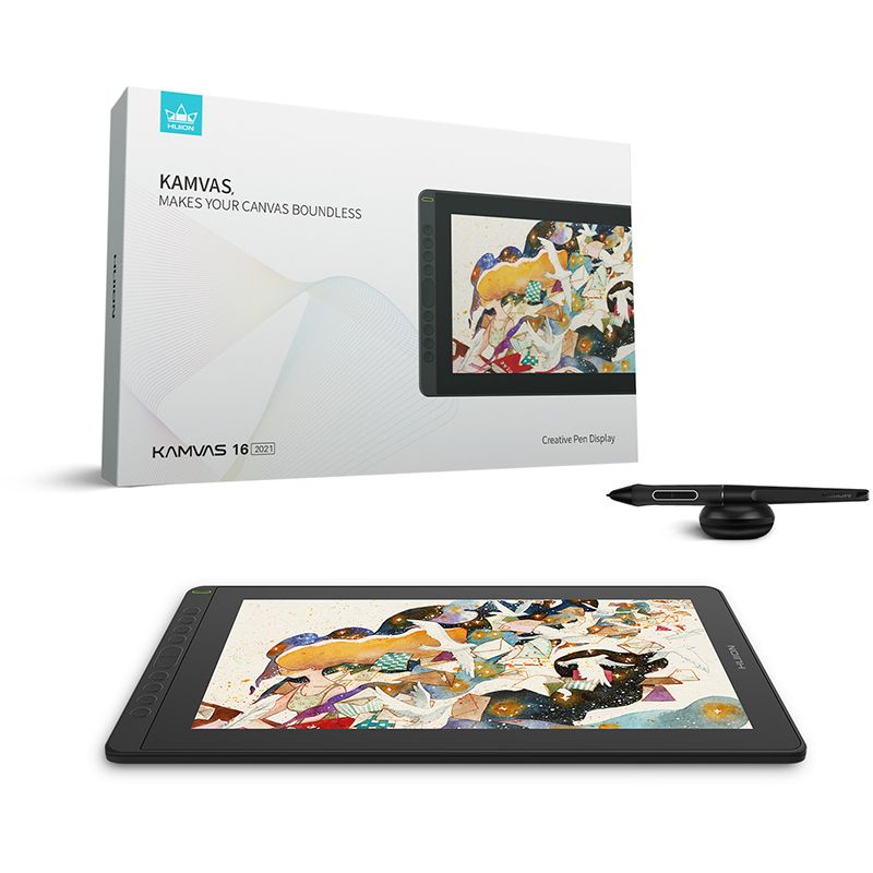 Графічний монітор Huion Kamvas 16 2021 + рукавичка (GS1562)