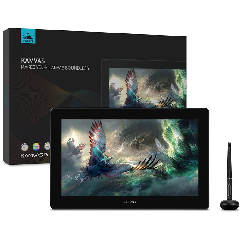 Графічний монітор Huion Kamvas Pro 16 Plus (4K) + рукавичка (GT1562)