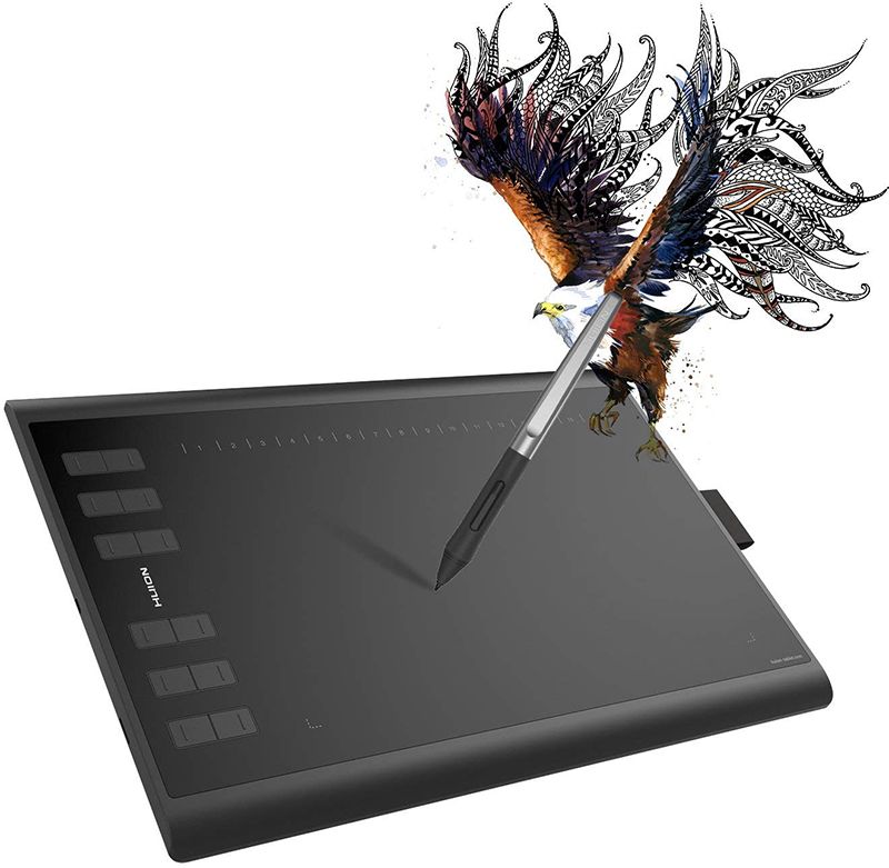 Графічний планшет Huion + рукавичка (H1060P)