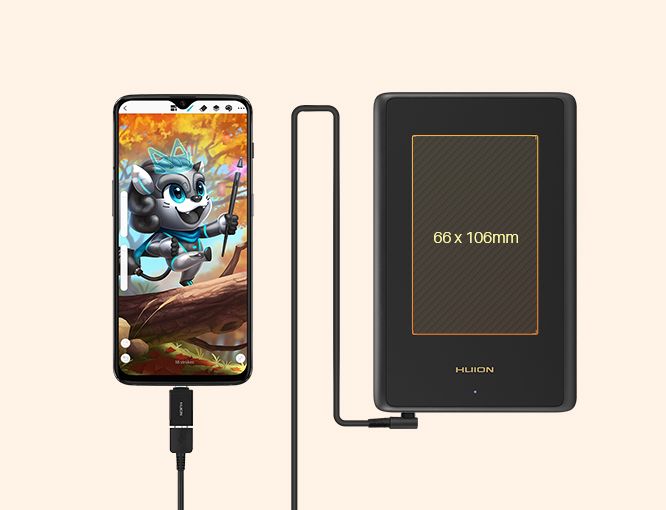 Графічний планшет Huion Inspiroy + рукавичка (H420X)