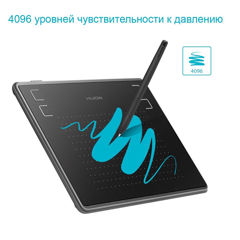 Графічний планшет Huion Inspiroy + рукавичка (H430P)
