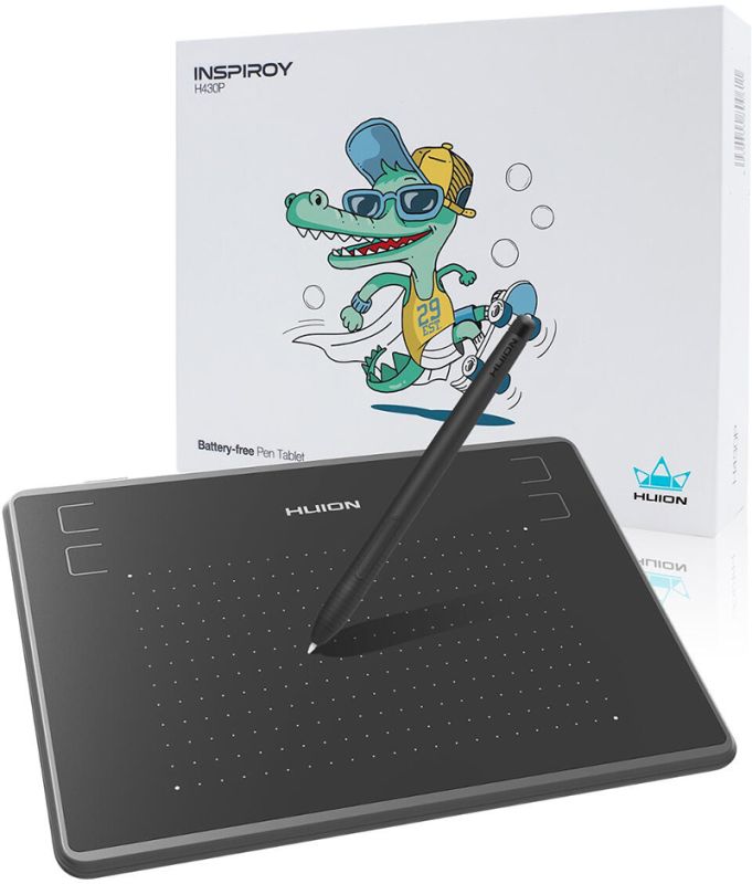 Графічний планшет Huion Inspiroy + рукавичка (H430P)