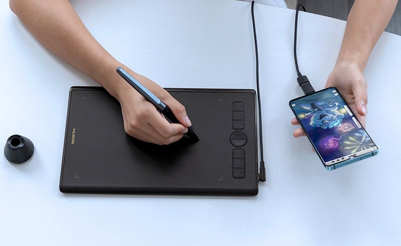 Графічний планшет Huion Inspiroy + рукавичка (H580X)