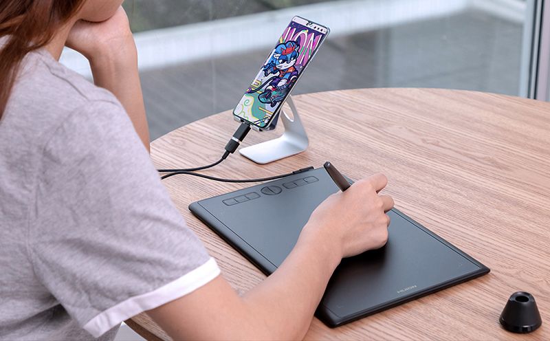 Графічний планшет Huion Inspiroy + рукавичка (H610X)