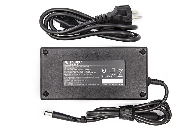 Блок питания для ноутбуков PowerPlant HP 220V, 19V 180W 9.5A (7.4*5.0)