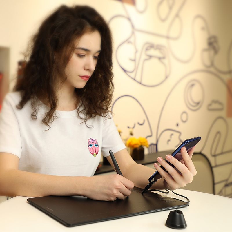 Графічний планшет Huion + рукавичка (HS610)