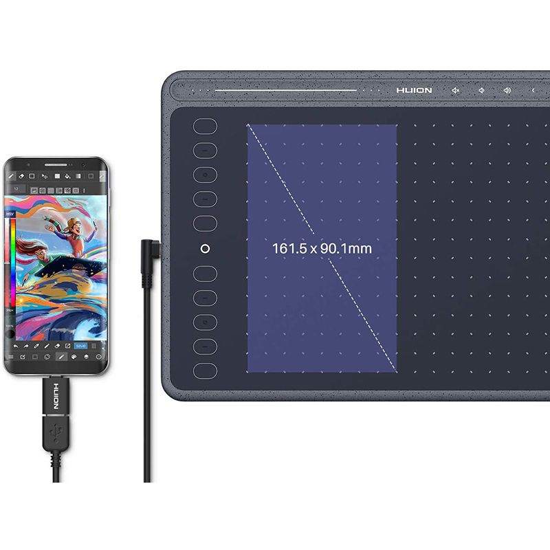Графічний планшет Huion + рукавичка (HS611)