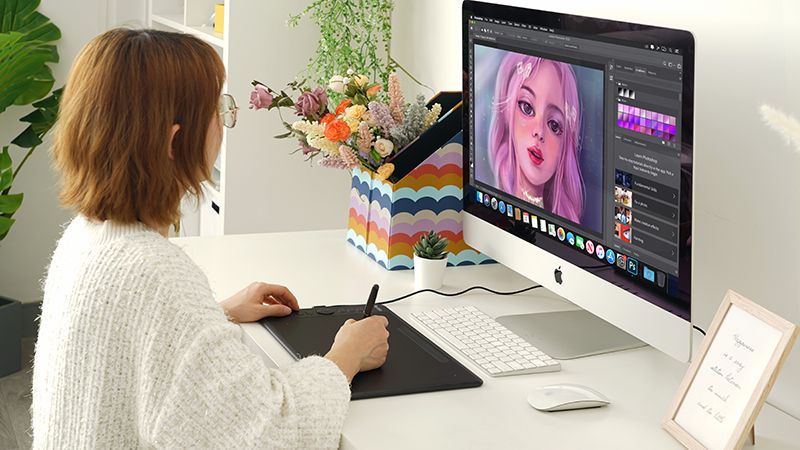 Графічний планшет Parblo Intangbo M, чорний (INTANGBOM)
