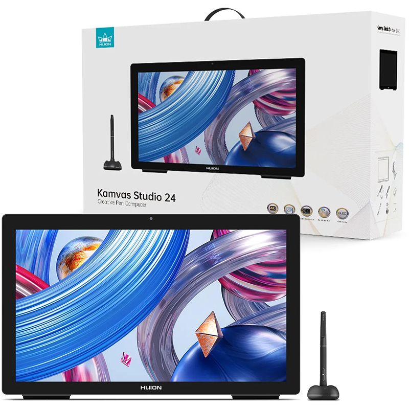 Графический компьютер Huion Kamvas Studio 24 + перчатка