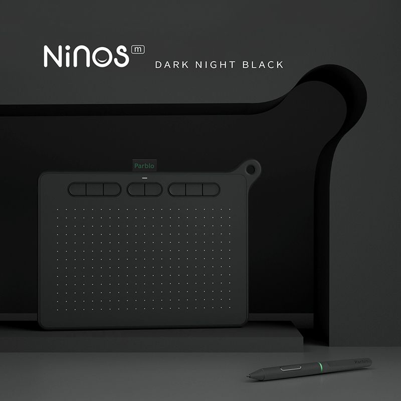 Графический планшет Parblo Ninos M, черный