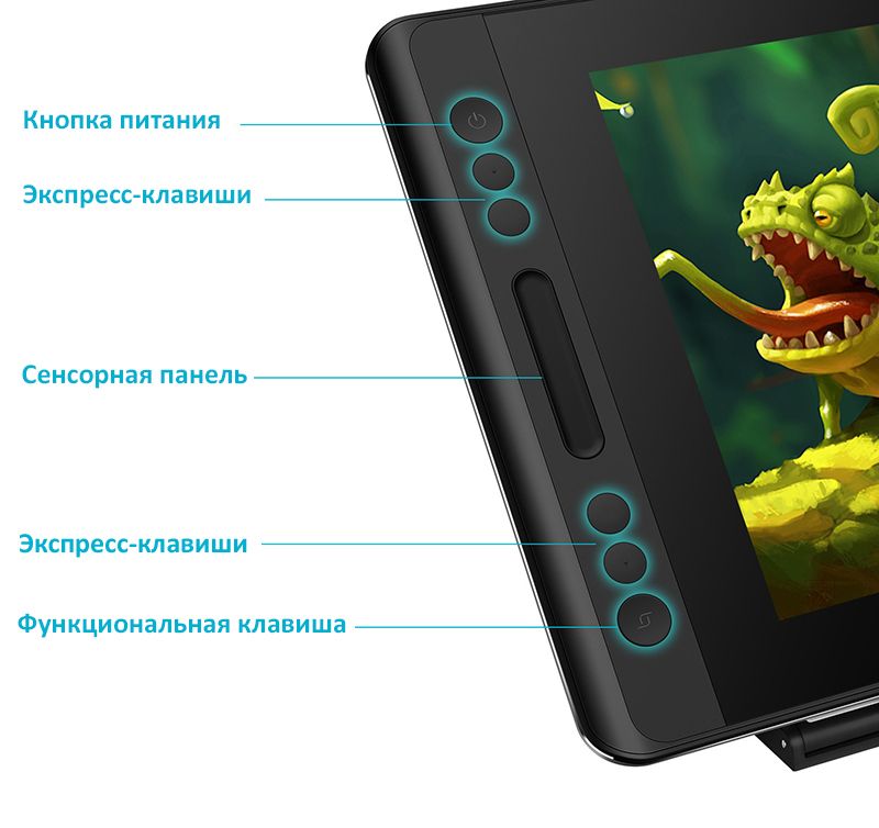 Графічний монітор Huion Kamvas Pro 12 + рукавичка (PRO12)