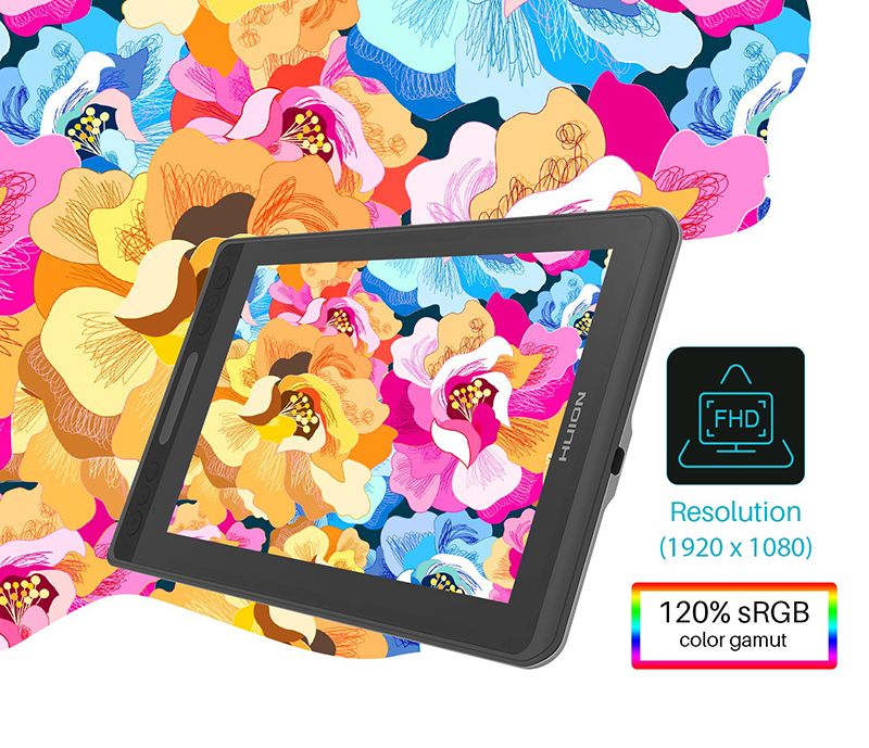 Графічний монітор Huion Kamvas Pro 12 + рукавичка (PRO12)