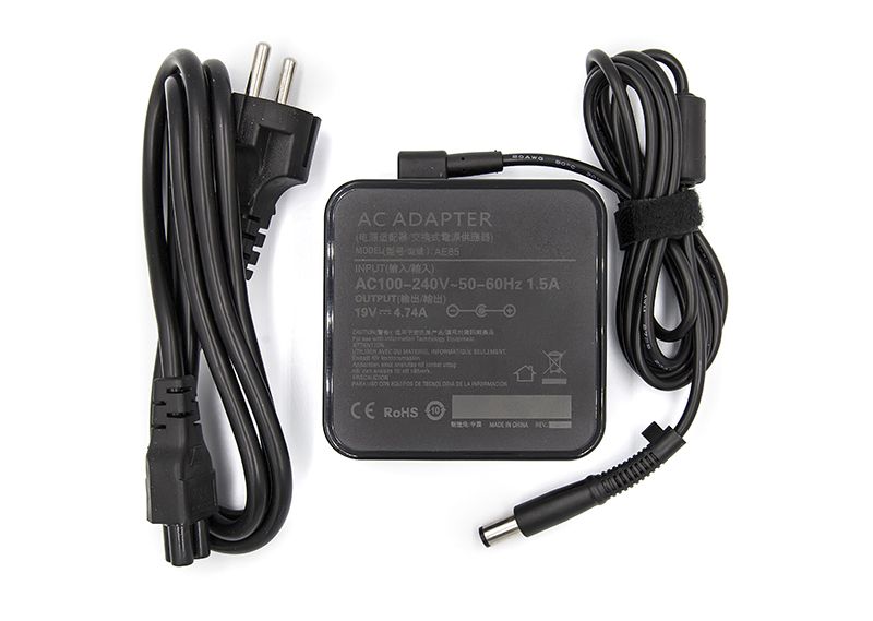 Блок питания для ноутбуков PowerPlant HP 220V, 19V 90W 4.74A (7.4*5.0) wall mount