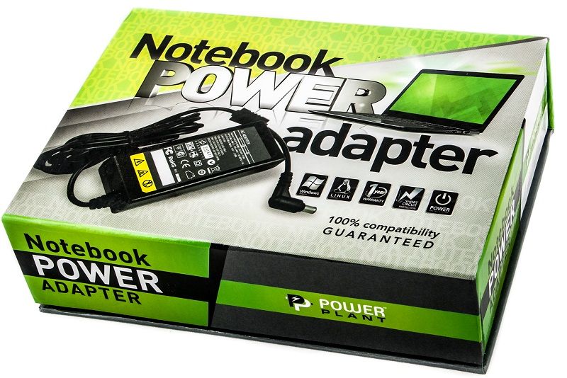 Блок живлення для ноутбуків PowerPlant ACER 220V, 19V 65W 3.42A (5.5*2.1) (AC65F5521)