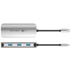 Док-станція USB3.1 Type-C --> HDMI 4K60Hz/USB 3.0x3/PD 100W 5-in-1 Vention (TQDHB)