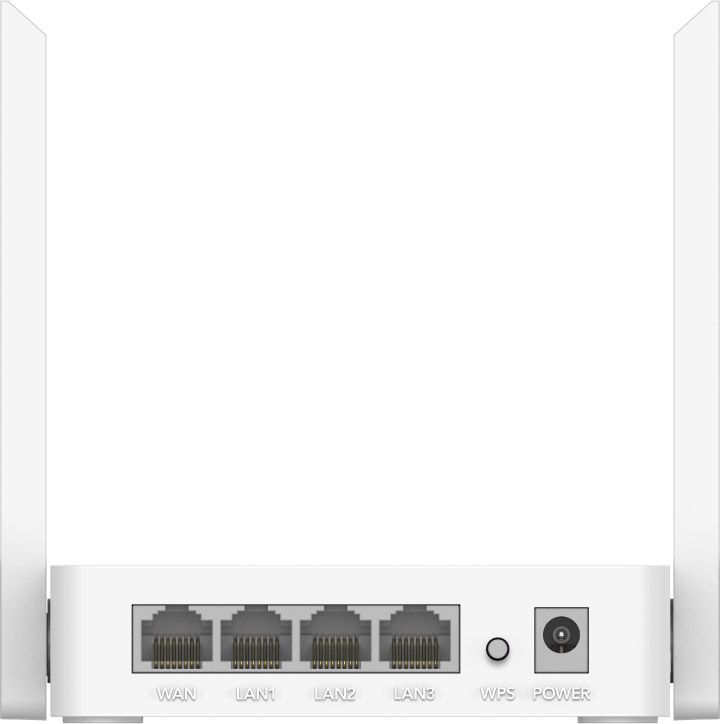 Маршрутизатор Cudy , N300 Wi-Fi Router, 802.11b/g/n,300Mbps, 2.4GHz, 4 × 10/100Mbps Ports, 2 × (WR300)