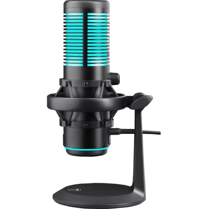 Ігровий стрім мікрофон Defender Pulsar GMC USB, RGB, 2.0 м (64730)