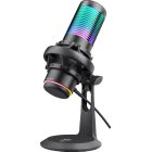 Ігровий стрім мікрофон Defender Pulsar GMC USB, RGB, 2.0 м (64730)