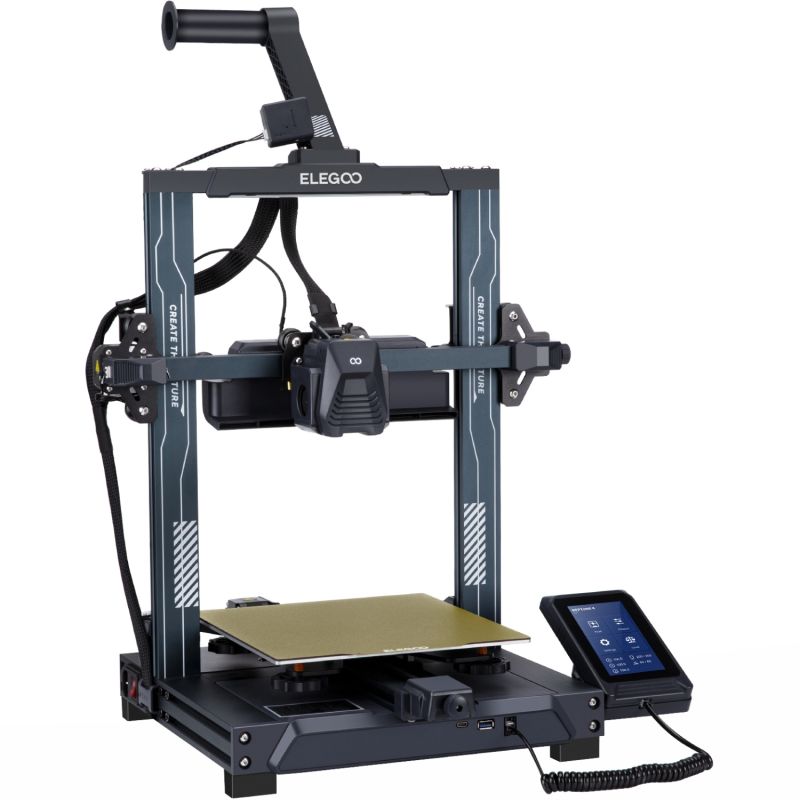 Принтер 3D ELEGOO Neptune 4 (FDM 1.75 mm 0.4 mm 225x225x265 mm WLAN USB сірий) (50.201.012300)