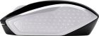 Мишка бездротова HP 200 Pike Silver Wireless Mouse, 3 кн., 1000 dpi, чорно-срібляста (2HU84AA)