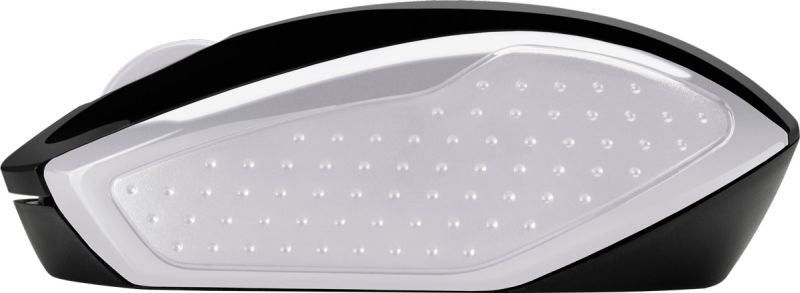 Мишка бездротова HP 200 Pike Silver Wireless Mouse, 3 кн., 1000 dpi, чорно-срібляста (2HU84AA)