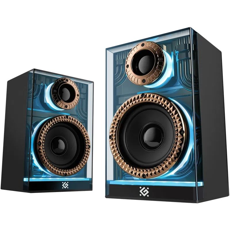 Акустична система 2.0 Defender Futuro, 20Вт Bluetooth/USB/TF/AUX, LED, чорна (65087)