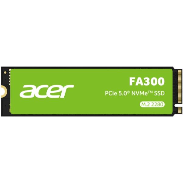SSD 1Tb Acer FA300 M.2 2280 NVMe 2.0 PCIe Gen 5x4 3D NAND, Retail (BL.9BWWA.167)