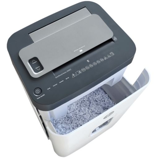 Знищувач документів HP OneShred Auto 200CC, A4, 80g х 13 листів, 4.3*12, 28 л., P-4 (2819)