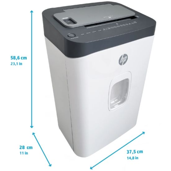 Знищувач документів HP OneShred Auto 200CC, A4, 80g х 13 листів, 4.3*12, 28 л., P-4 (2819)