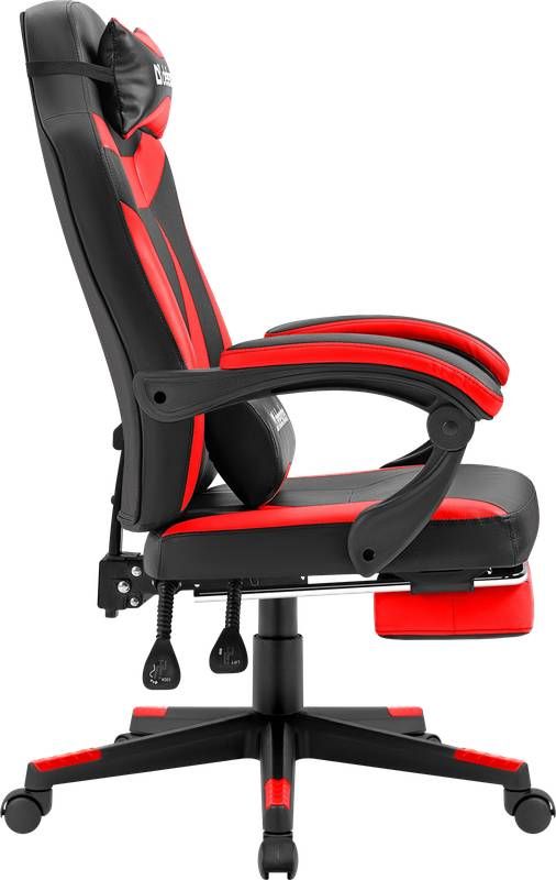 Крісло ігрове Defender Cruiser, 50мм, Клас 4, підніжка, Black/Red (64344)