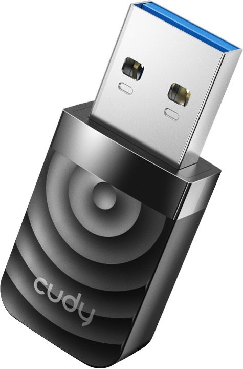 Адаптер WiFi Cudy , AC1300 Wi-Fi USB 3.0 Adapter (WU1300S)