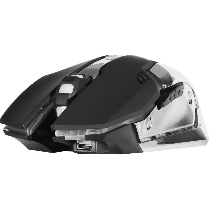 Мишка Defender Trigger GM-934, бездротова, ігрова, 6 кн. 3200 dpi, 350mAh, LED, чорна (52934)