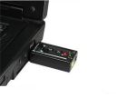 Звукова карта USB AUX jack, 2*TRS (Mic + Ear), Virtual 7.1 Channel, RTL (B00650)