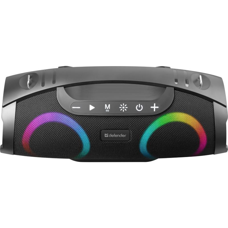 Акустична система 1.0 Defender Beatbox 30, 30Вт Bluetooth/RGB/FM/USB/TF/AUX/TWS чорна (65231)