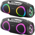 Акустична система 1.0 Defender Beatbox 30, 30Вт Bluetooth/RGB/FM/USB/TF/AUX/TWS чорна (65231)