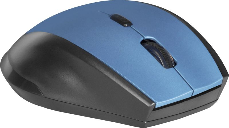 Мишка Defender Accura MM-365, бездротова, 6 кн. до 1600 dpi, синя (52366)