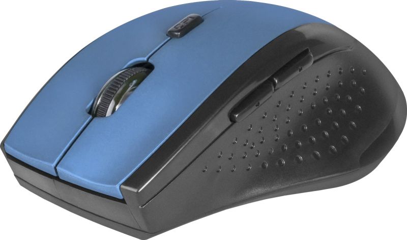 Мишка Defender Accura MM-365, бездротова, 6 кн. до 1600 dpi, синя (52366)