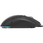 Мишка XTRIKE ME , ігрова 12800dpi., 8кн., RGB, чорна (GM-502)