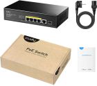 Комутатор Cudy , 5 порт Gigabit PoE+ Switch with 1 SFP Port 120W (GS1005PTS1)