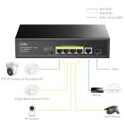 Комутатор Cudy , 5 порт Gigabit PoE+ Switch with 1 SFP Port 120W (GS1005PTS1)