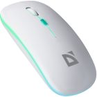 Мишка Defender Coda MB-261 бездротова, Bluetooth+2.4 ГГц, ігрова, 3 кн. 1600 dpi, 300mAh, біла (52262)