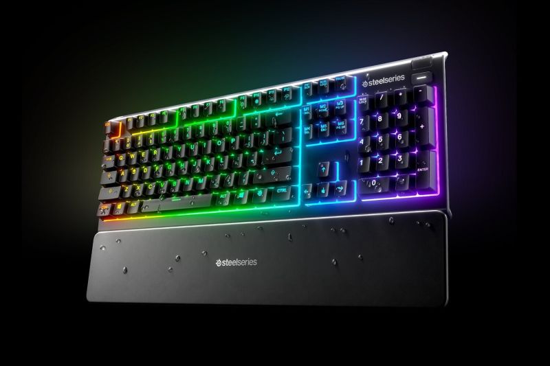 Клавіатура ігрова SteelSeries Apex 3 UA Whisper keys RGB (64795)