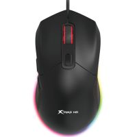 Мишка XTRIKE ME , ігрова 7200dpi., 6кн., 13 режимів RGB, 2 панелі, чорна (GM-316)