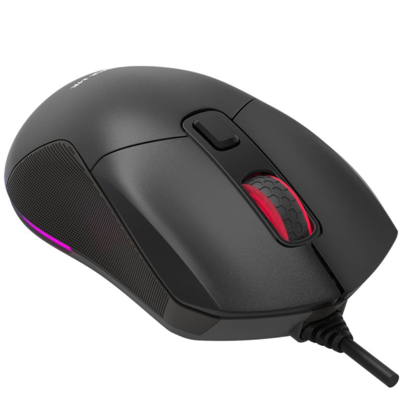 Мишка XTRIKE ME , ігрова 7200dpi., 6кн., 13 режимів RGB, 2 панелі, чорна (GM-316)