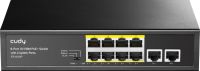 Комутатор Cudy , 8 портовий 10/100M PoE+ Switch with 2 Uplink Ports 120W (FS1010P)
