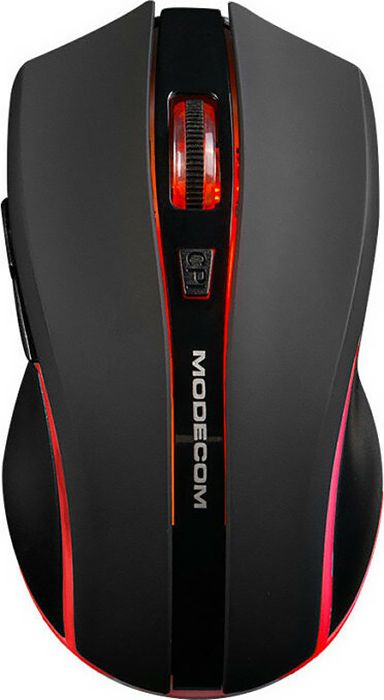 Мишка Modecom MC-WRM1, бездротова, зарядка, 3кн., 1600dpi, чорна (M-MC-WRM1-100)