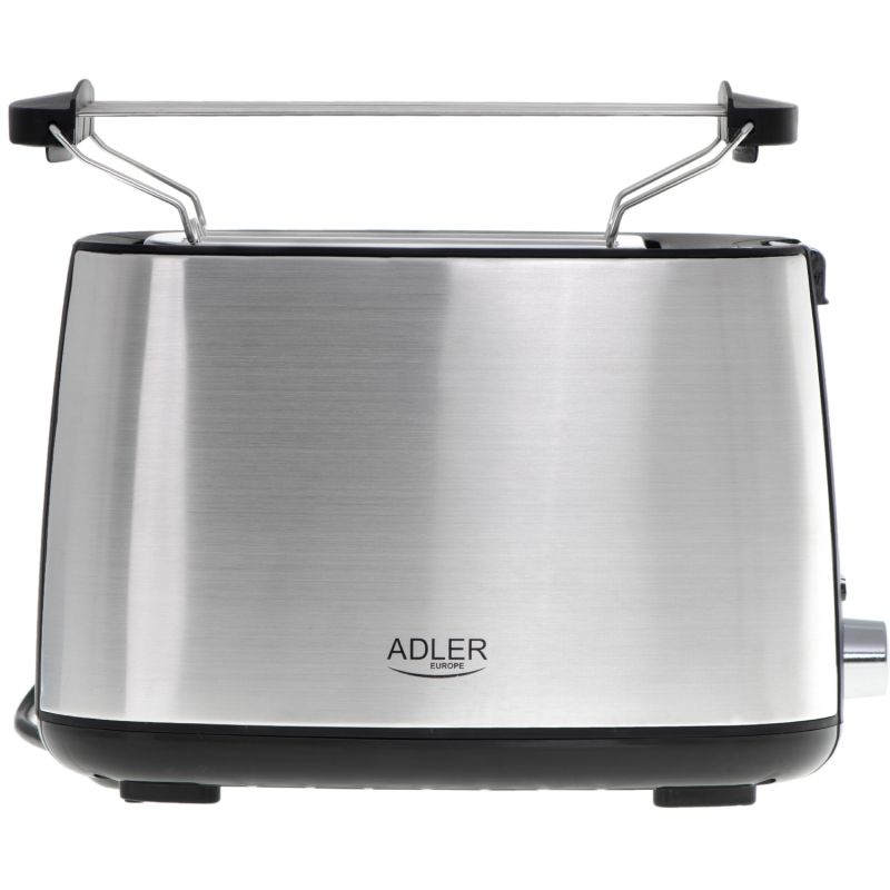 Тостер Adler AD 3214 900Вт/ 2 відділення/7 режимів підсмажування/розморожування/підігрів булочок (AD3214)