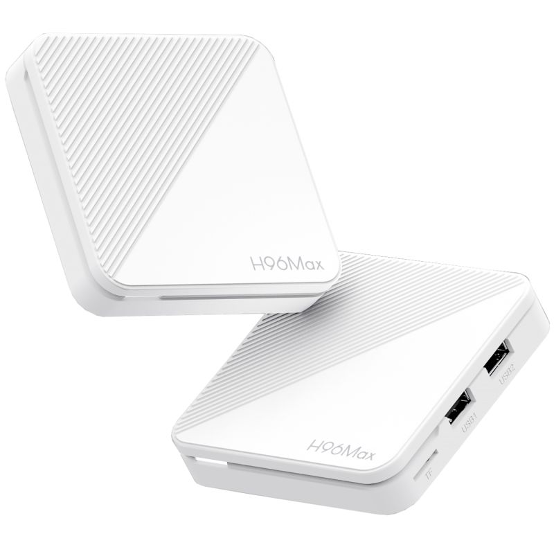 TV Медіаплеєр H96 MAX H313 2/16Gb/ Allwinner H313/ Android 14/ WiFi 2.4G+5G/LAN:100M (H313_ 2GB/16GB)
